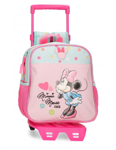 42320T1 ADAPT. BACKPACK  25CM.W/TROLLEY MINNIE IMAGINE